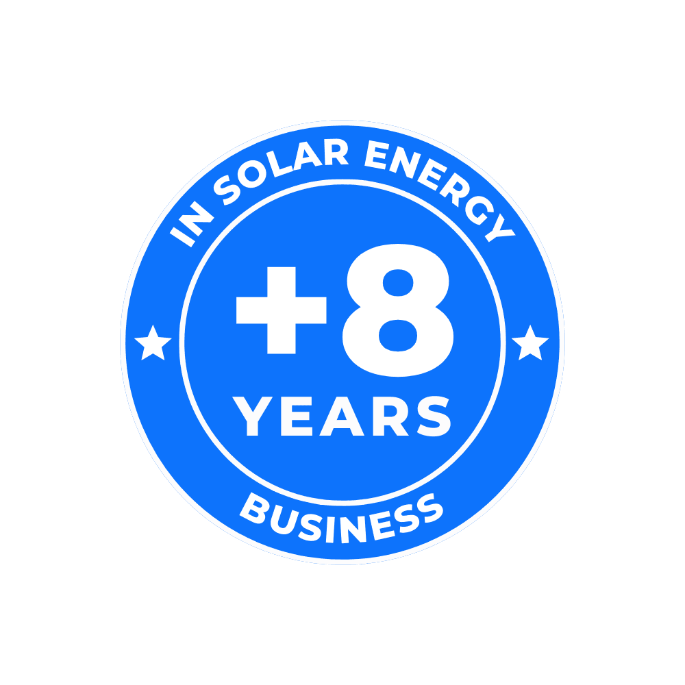 +8 years IN SOLAR ENERGY business